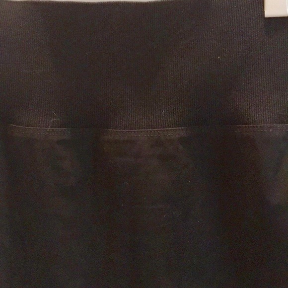 THEORY MINI FIT BLACK SKIRT RAYON POLYURETHANE - Picture 2 of 7